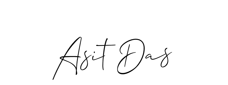 Design your own signature with our free online signature maker. With this signature software, you can create a handwritten (Allison_Script) signature for name Asit Das. Asit Das signature style 2 images and pictures png