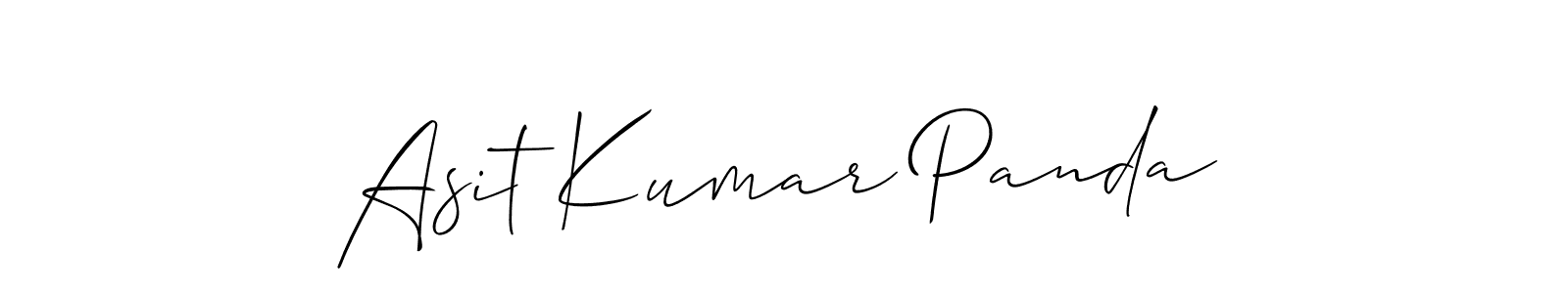 Make a beautiful signature design for name Asit Kumar Panda. With this signature (Allison_Script) style, you can create a handwritten signature for free. Asit Kumar Panda signature style 2 images and pictures png