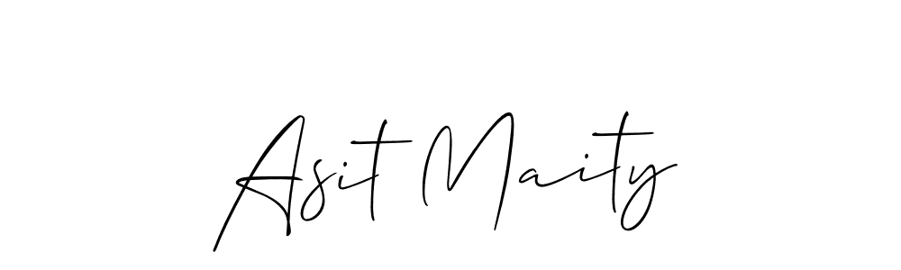 Allison_Script is a professional signature style that is perfect for those who want to add a touch of class to their signature. It is also a great choice for those who want to make their signature more unique. Get Asit Maity name to fancy signature for free. Asit Maity signature style 2 images and pictures png