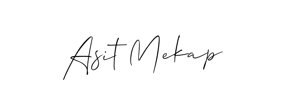 How to Draw Asit Mekap signature style? Allison_Script is a latest design signature styles for name Asit Mekap. Asit Mekap signature style 2 images and pictures png