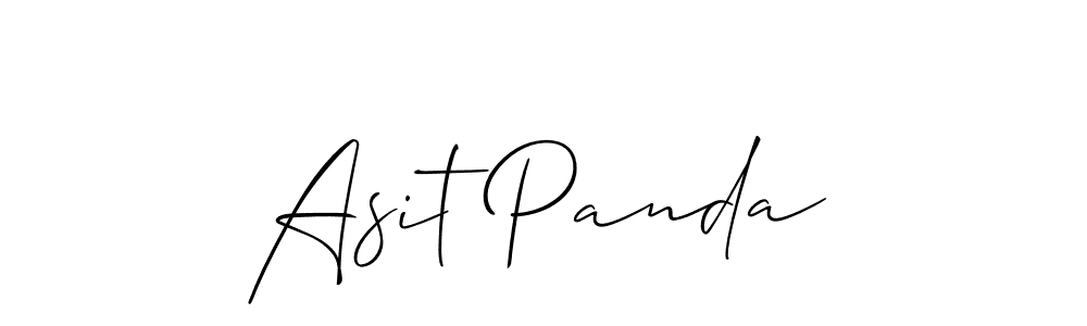 Asit Panda stylish signature style. Best Handwritten Sign (Allison_Script) for my name. Handwritten Signature Collection Ideas for my name Asit Panda. Asit Panda signature style 2 images and pictures png