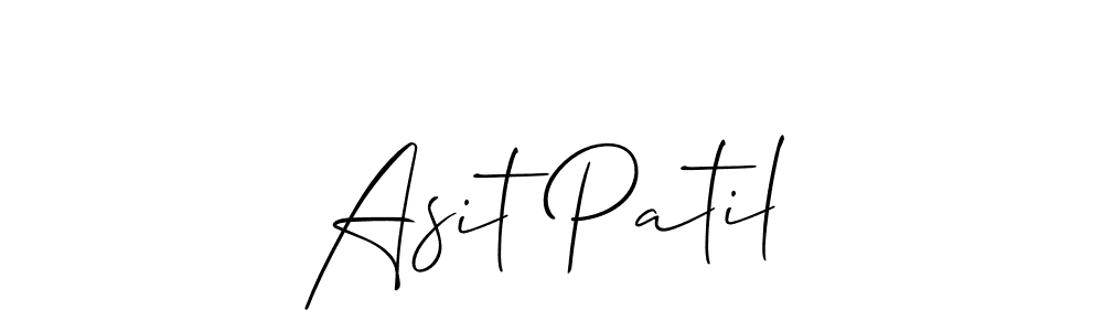 How to Draw Asit Patil signature style? Allison_Script is a latest design signature styles for name Asit Patil. Asit Patil signature style 2 images and pictures png