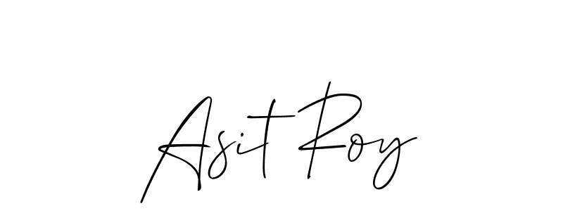 Make a beautiful signature design for name Asit Roy. With this signature (Allison_Script) style, you can create a handwritten signature for free. Asit Roy signature style 2 images and pictures png