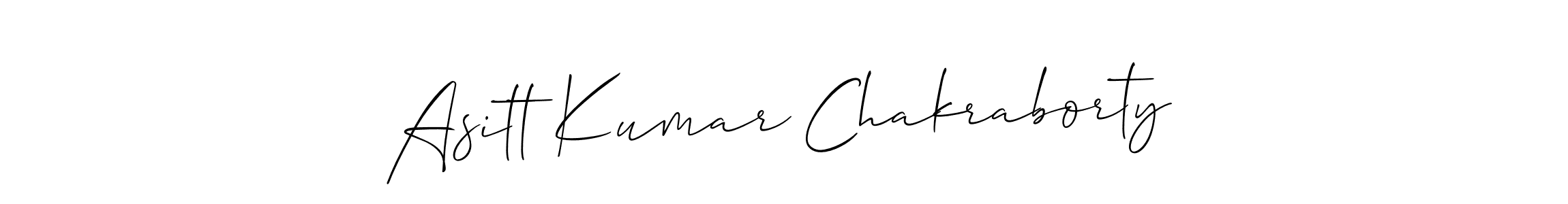 Create a beautiful signature design for name Asitt Kumar Chakraborty. With this signature (Allison_Script) fonts, you can make a handwritten signature for free. Asitt Kumar Chakraborty signature style 2 images and pictures png