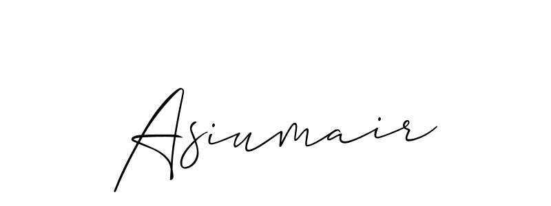 This is the best signature style for the Asiumair name. Also you like these signature font (Allison_Script). Mix name signature. Asiumair signature style 2 images and pictures png