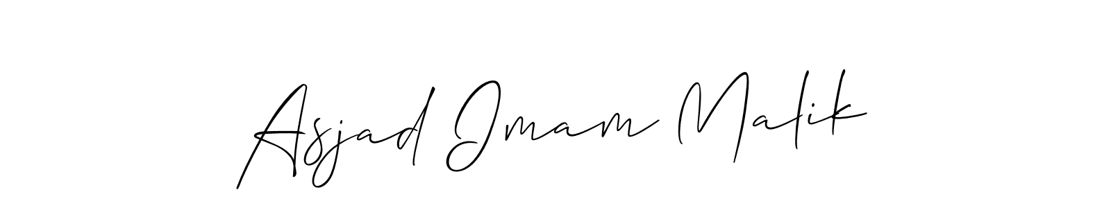 How to Draw Asjad Imam Malik signature style? Allison_Script is a latest design signature styles for name Asjad Imam Malik. Asjad Imam Malik signature style 2 images and pictures png