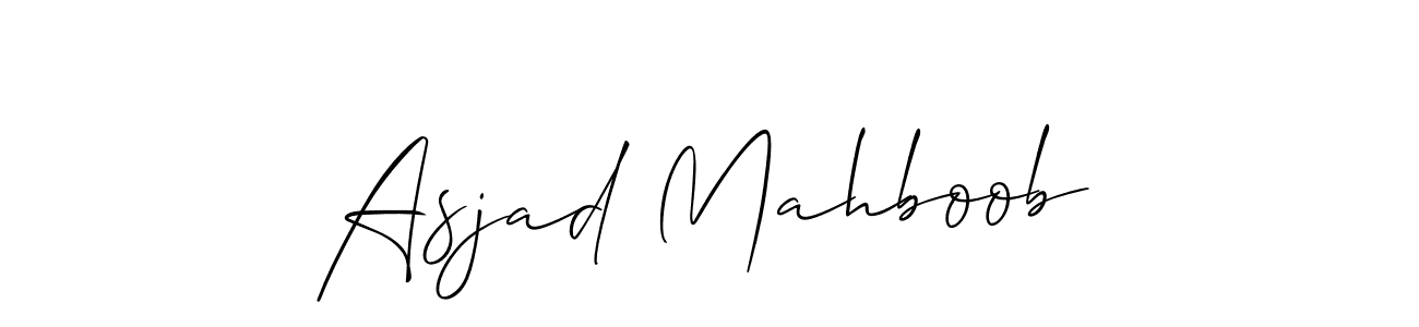 Similarly Allison_Script is the best handwritten signature design. Signature creator online .You can use it as an online autograph creator for name Asjad Mahboob. Asjad Mahboob signature style 2 images and pictures png