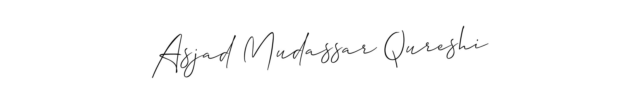 How to Draw Asjad Mudassar Qureshi signature style? Allison_Script is a latest design signature styles for name Asjad Mudassar Qureshi. Asjad Mudassar Qureshi signature style 2 images and pictures png