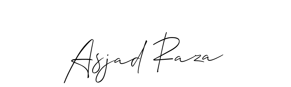 Best and Professional Signature Style for Asjad Raza. Allison_Script Best Signature Style Collection. Asjad Raza signature style 2 images and pictures png