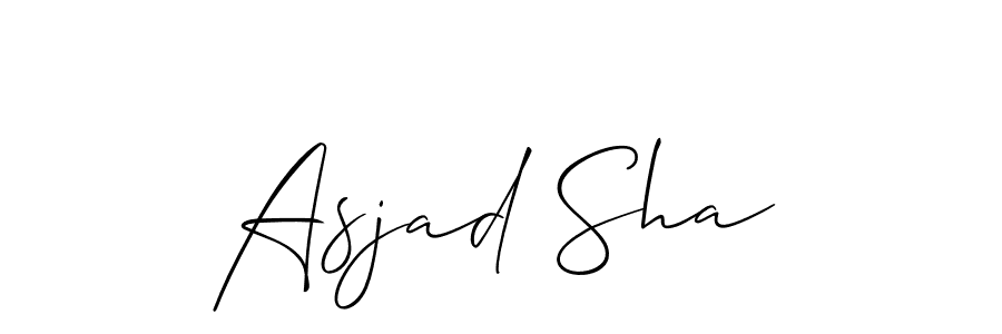 How to Draw Asjad Sha signature style? Allison_Script is a latest design signature styles for name Asjad Sha. Asjad Sha signature style 2 images and pictures png