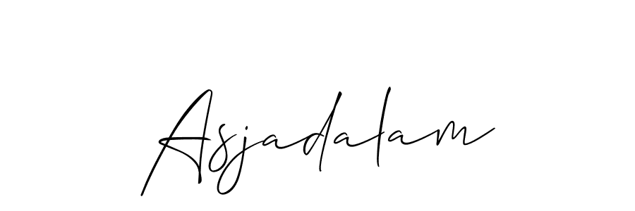 This is the best signature style for the Asjadalam name. Also you like these signature font (Allison_Script). Mix name signature. Asjadalam signature style 2 images and pictures png