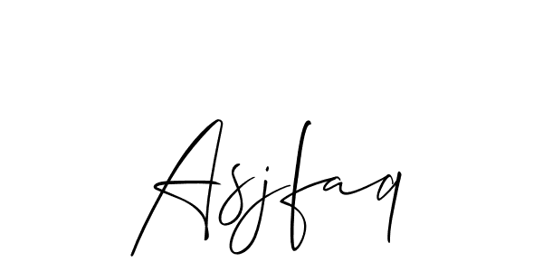 How to Draw Asjfaq signature style? Allison_Script is a latest design signature styles for name Asjfaq. Asjfaq signature style 2 images and pictures png