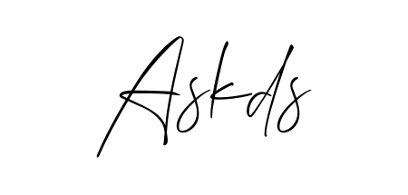 It looks like you need a new signature style for name Askds. Design unique handwritten (Allison_Script) signature with our free signature maker in just a few clicks. Askds signature style 2 images and pictures png