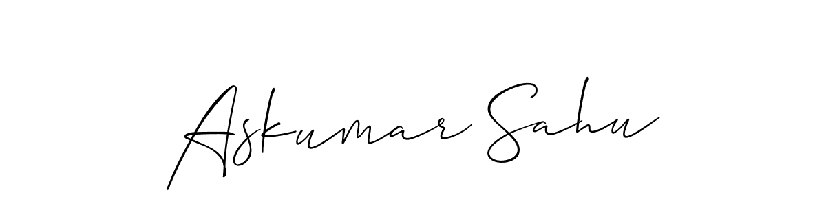 Once you've used our free online signature maker to create your best signature Allison_Script style, it's time to enjoy all of the benefits that Askumar Sahu name signing documents. Askumar Sahu signature style 2 images and pictures png