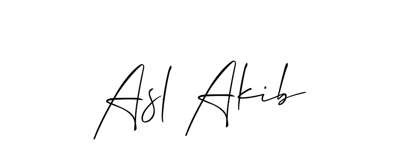 How to Draw Asl Akib signature style? Allison_Script is a latest design signature styles for name Asl Akib. Asl Akib signature style 2 images and pictures png