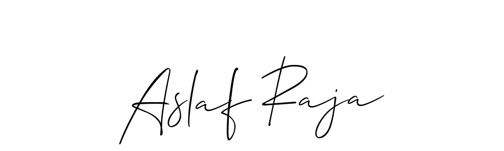 You should practise on your own different ways (Allison_Script) to write your name (Aslaf Raja) in signature. don't let someone else do it for you. Aslaf Raja signature style 2 images and pictures png