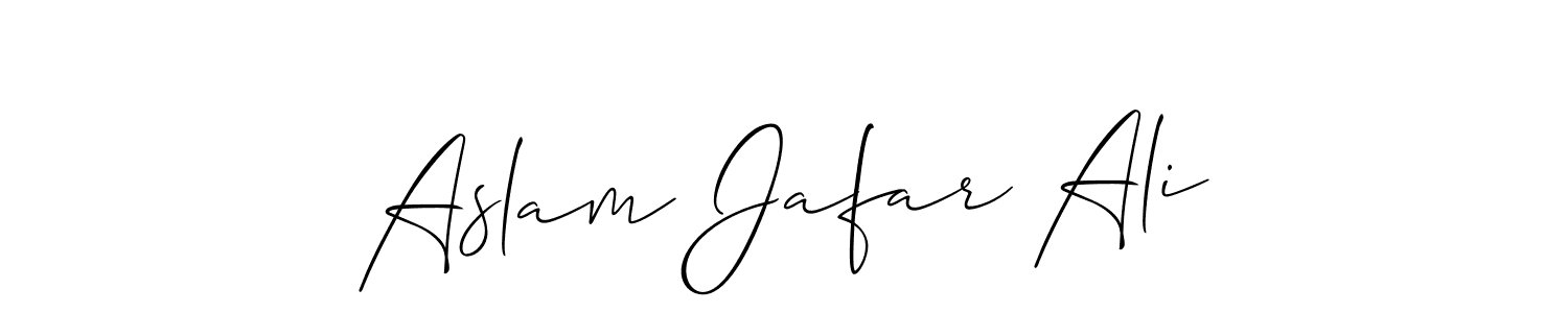 You can use this online signature creator to create a handwritten signature for the name Aslam Jafar Ali. This is the best online autograph maker. Aslam Jafar Ali signature style 2 images and pictures png