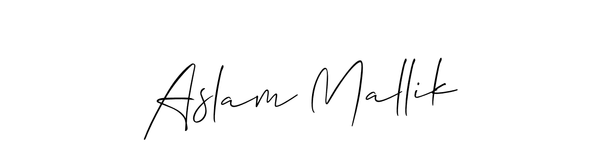 Best and Professional Signature Style for Aslam Mallik. Allison_Script Best Signature Style Collection. Aslam Mallik signature style 2 images and pictures png