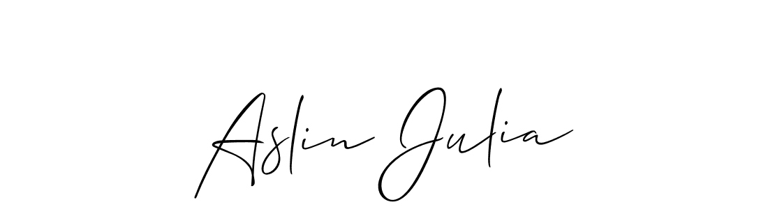 Here are the top 10 professional signature styles for the name Aslin Julia. These are the best autograph styles you can use for your name. Aslin Julia signature style 2 images and pictures png