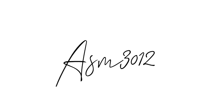 Use a signature maker to create a handwritten signature online. With this signature software, you can design (Allison_Script) your own signature for name Asm3012. Asm3012 signature style 2 images and pictures png