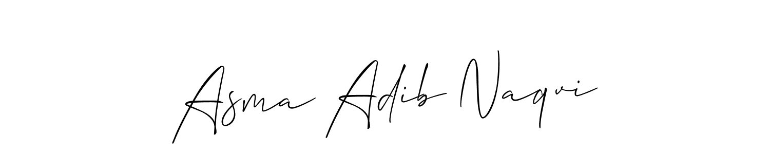 Once you've used our free online signature maker to create your best signature Allison_Script style, it's time to enjoy all of the benefits that Asma Adib Naqvi name signing documents. Asma Adib Naqvi signature style 2 images and pictures png