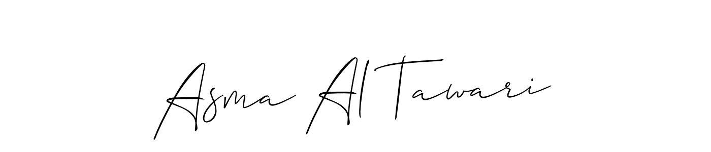 Make a beautiful signature design for name Asma Al Tawari. Use this online signature maker to create a handwritten signature for free. Asma Al Tawari signature style 2 images and pictures png