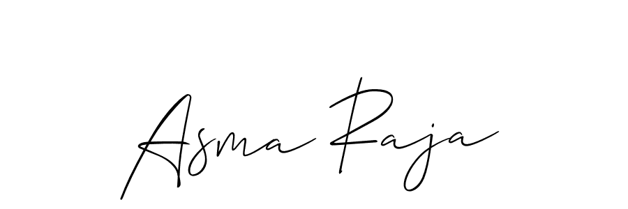 Asma Raja stylish signature style. Best Handwritten Sign (Allison_Script) for my name. Handwritten Signature Collection Ideas for my name Asma Raja. Asma Raja signature style 2 images and pictures png