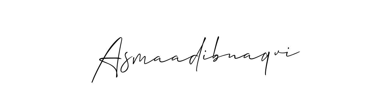 if you are searching for the best signature style for your name Asmaadibnaqvi. so please give up your signature search. here we have designed multiple signature styles  using Allison_Script. Asmaadibnaqvi signature style 2 images and pictures png