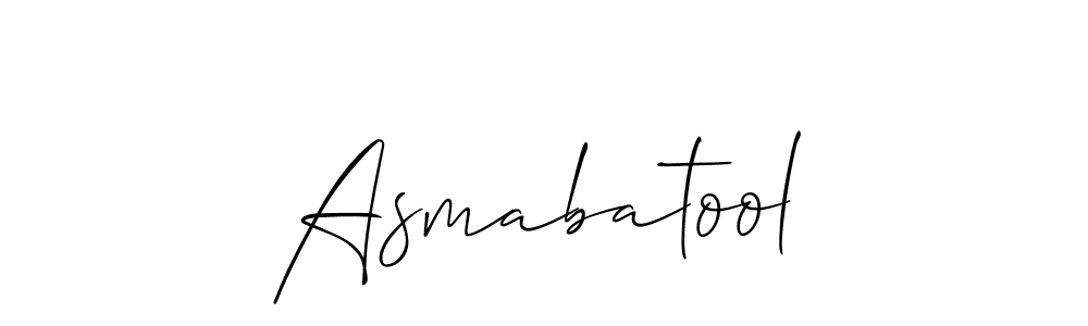 This is the best signature style for the Asmabatool name. Also you like these signature font (Allison_Script). Mix name signature. Asmabatool signature style 2 images and pictures png