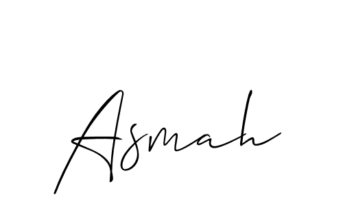 Make a beautiful signature design for name Asmah. Use this online signature maker to create a handwritten signature for free. Asmah signature style 2 images and pictures png