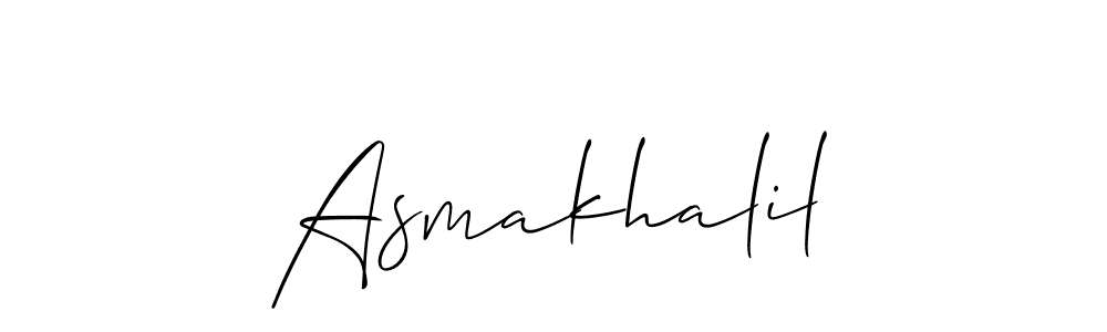 Make a short Asmakhalil signature style. Manage your documents anywhere anytime using Allison_Script. Create and add eSignatures, submit forms, share and send files easily. Asmakhalil signature style 2 images and pictures png