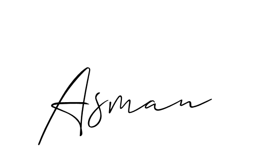 Best and Professional Signature Style for Asman. Allison_Script Best Signature Style Collection. Asman signature style 2 images and pictures png