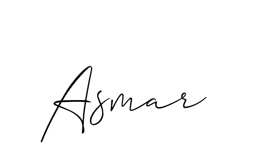 Similarly Allison_Script is the best handwritten signature design. Signature creator online .You can use it as an online autograph creator for name Asmar. Asmar signature style 2 images and pictures png