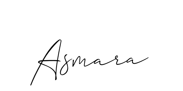 The best way (Allison_Script) to make a short signature is to pick only two or three words in your name. The name Asmara include a total of six letters. For converting this name. Asmara signature style 2 images and pictures png