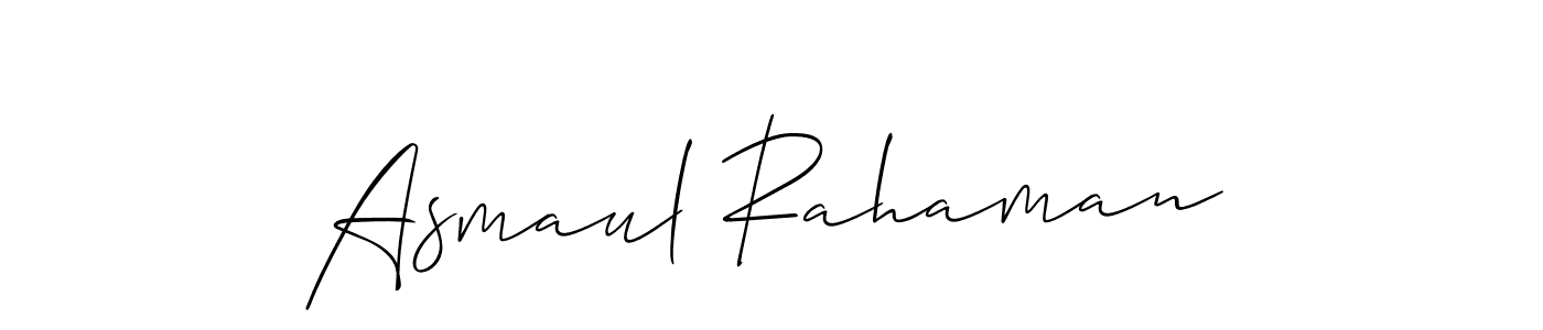Check out images of Autograph of Asmaul Rahaman name. Actor Asmaul Rahaman Signature Style. Allison_Script is a professional sign style online. Asmaul Rahaman signature style 2 images and pictures png
