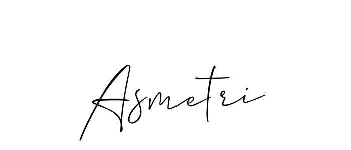 How to make Asmetri name signature. Use Allison_Script style for creating short signs online. This is the latest handwritten sign. Asmetri signature style 2 images and pictures png