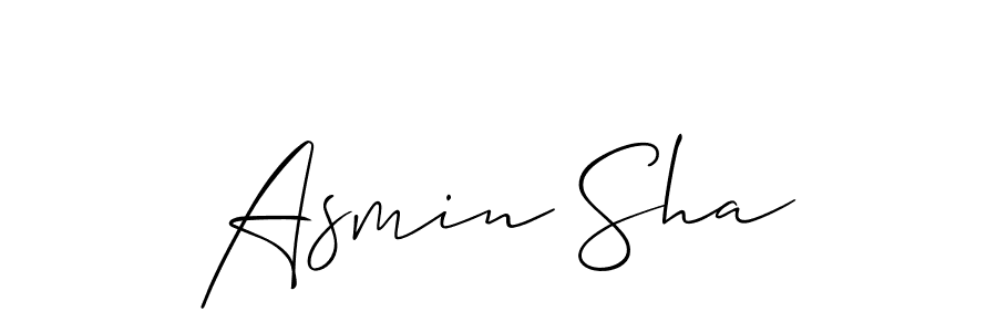 This is the best signature style for the Asmin Sha name. Also you like these signature font (Allison_Script). Mix name signature. Asmin Sha signature style 2 images and pictures png