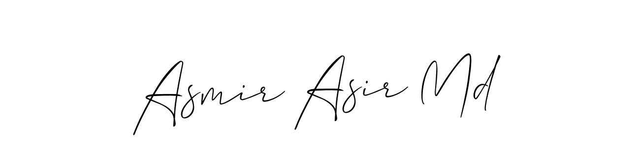 You should practise on your own different ways (Allison_Script) to write your name (Asmir Asir Md) in signature. don't let someone else do it for you. Asmir Asir Md signature style 2 images and pictures png