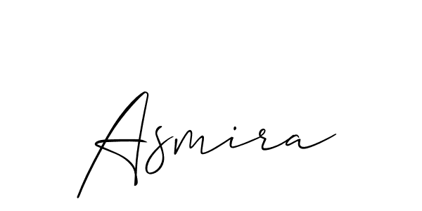 Also we have Asmira name is the best signature style. Create professional handwritten signature collection using Allison_Script autograph style. Asmira signature style 2 images and pictures png