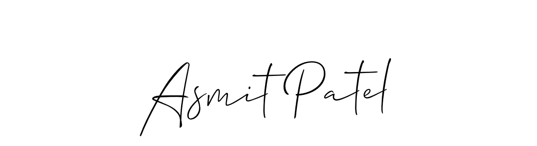 How to Draw Asmit Patel signature style? Allison_Script is a latest design signature styles for name Asmit Patel. Asmit Patel signature style 2 images and pictures png