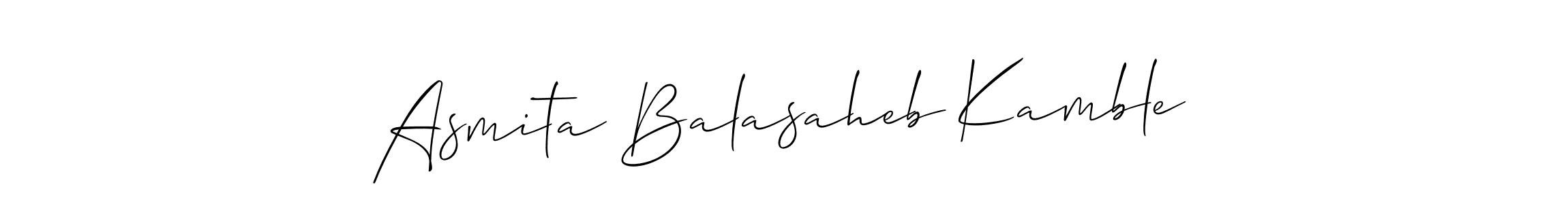 Asmita Balasaheb Kamble stylish signature style. Best Handwritten Sign (Allison_Script) for my name. Handwritten Signature Collection Ideas for my name Asmita Balasaheb Kamble. Asmita Balasaheb Kamble signature style 2 images and pictures png