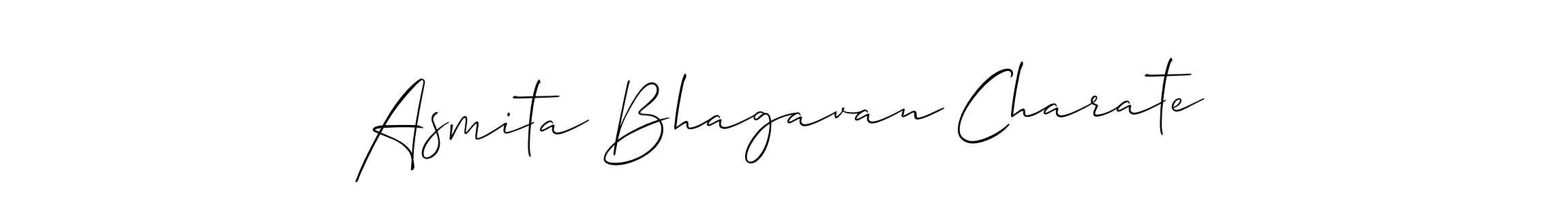 It looks lik you need a new signature style for name Asmita Bhagavan Charate. Design unique handwritten (Allison_Script) signature with our free signature maker in just a few clicks. Asmita Bhagavan Charate signature style 2 images and pictures png