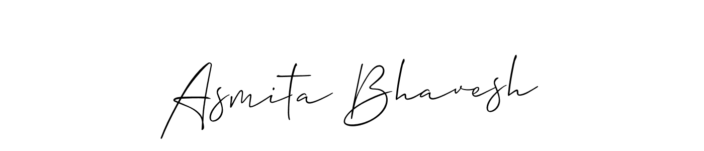 if you are searching for the best signature style for your name Asmita Bhavesh. so please give up your signature search. here we have designed multiple signature styles  using Allison_Script. Asmita Bhavesh signature style 2 images and pictures png