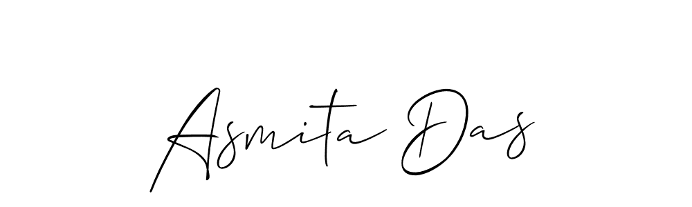 Make a beautiful signature design for name Asmita Das. With this signature (Allison_Script) style, you can create a handwritten signature for free. Asmita Das signature style 2 images and pictures png