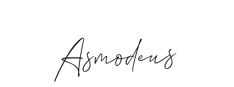 Create a beautiful signature design for name Asmodeus. With this signature (Allison_Script) fonts, you can make a handwritten signature for free. Asmodeus signature style 2 images and pictures png