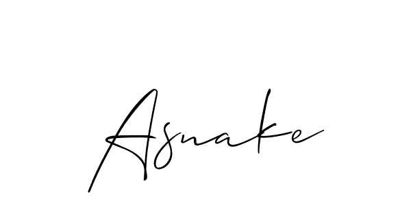 You can use this online signature creator to create a handwritten signature for the name Asnake. This is the best online autograph maker. Asnake signature style 2 images and pictures png