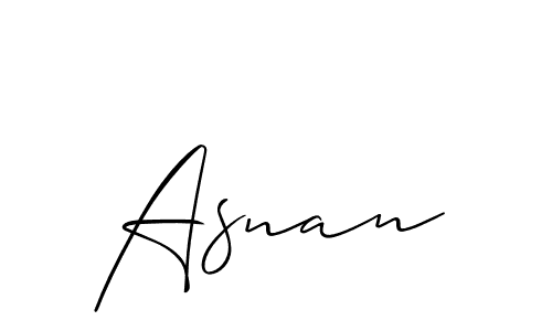 Asnan stylish signature style. Best Handwritten Sign (Allison_Script) for my name. Handwritten Signature Collection Ideas for my name Asnan. Asnan signature style 2 images and pictures png