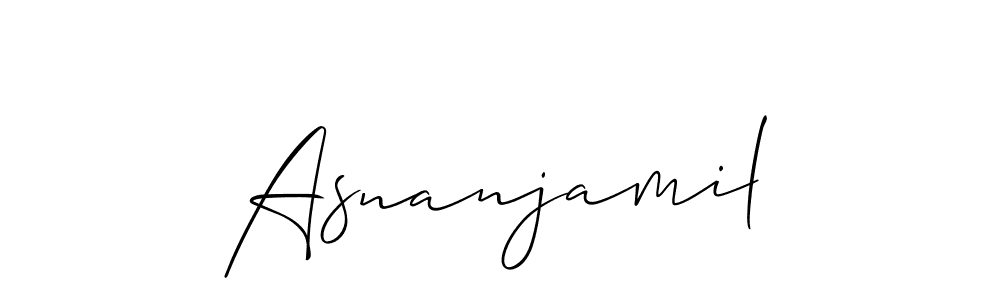 This is the best signature style for the Asnanjamil name. Also you like these signature font (Allison_Script). Mix name signature. Asnanjamil signature style 2 images and pictures png