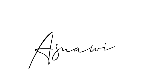 How to Draw Asnawi signature style? Allison_Script is a latest design signature styles for name Asnawi. Asnawi signature style 2 images and pictures png