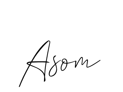 Make a beautiful signature design for name Asom. Use this online signature maker to create a handwritten signature for free. Asom signature style 2 images and pictures png